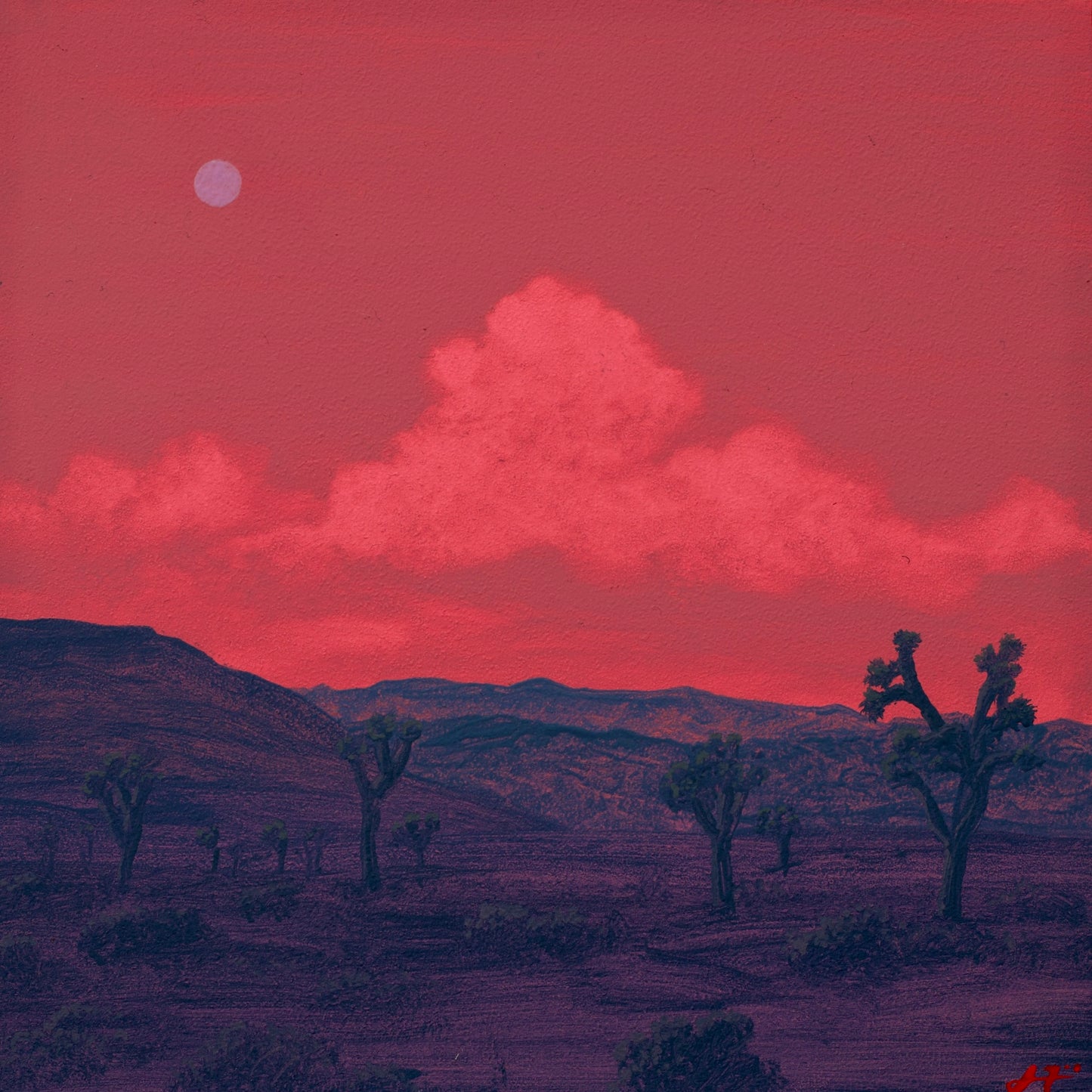 Joshua Tree Miniature No.1 - 6" x 6"