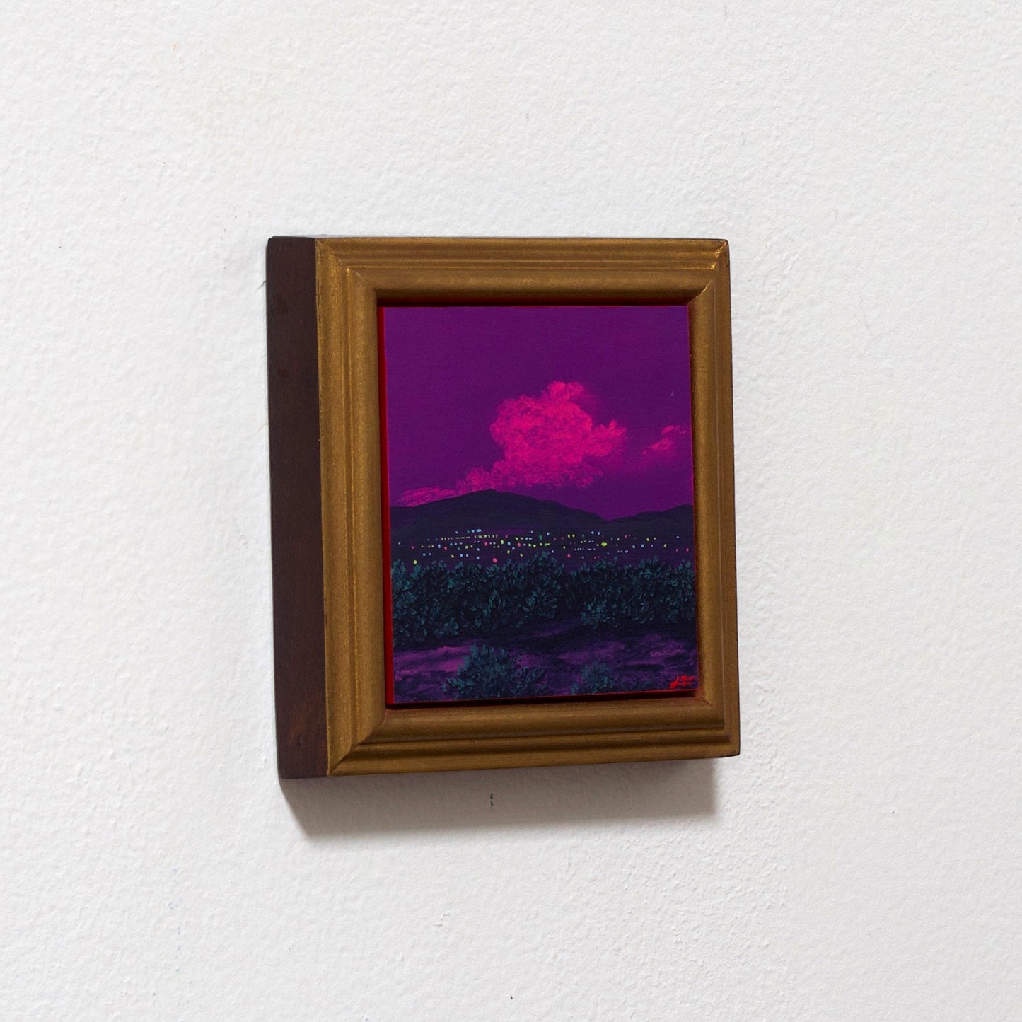 Santa Fe Nocturne Miniature No.5 - 4" x 4"