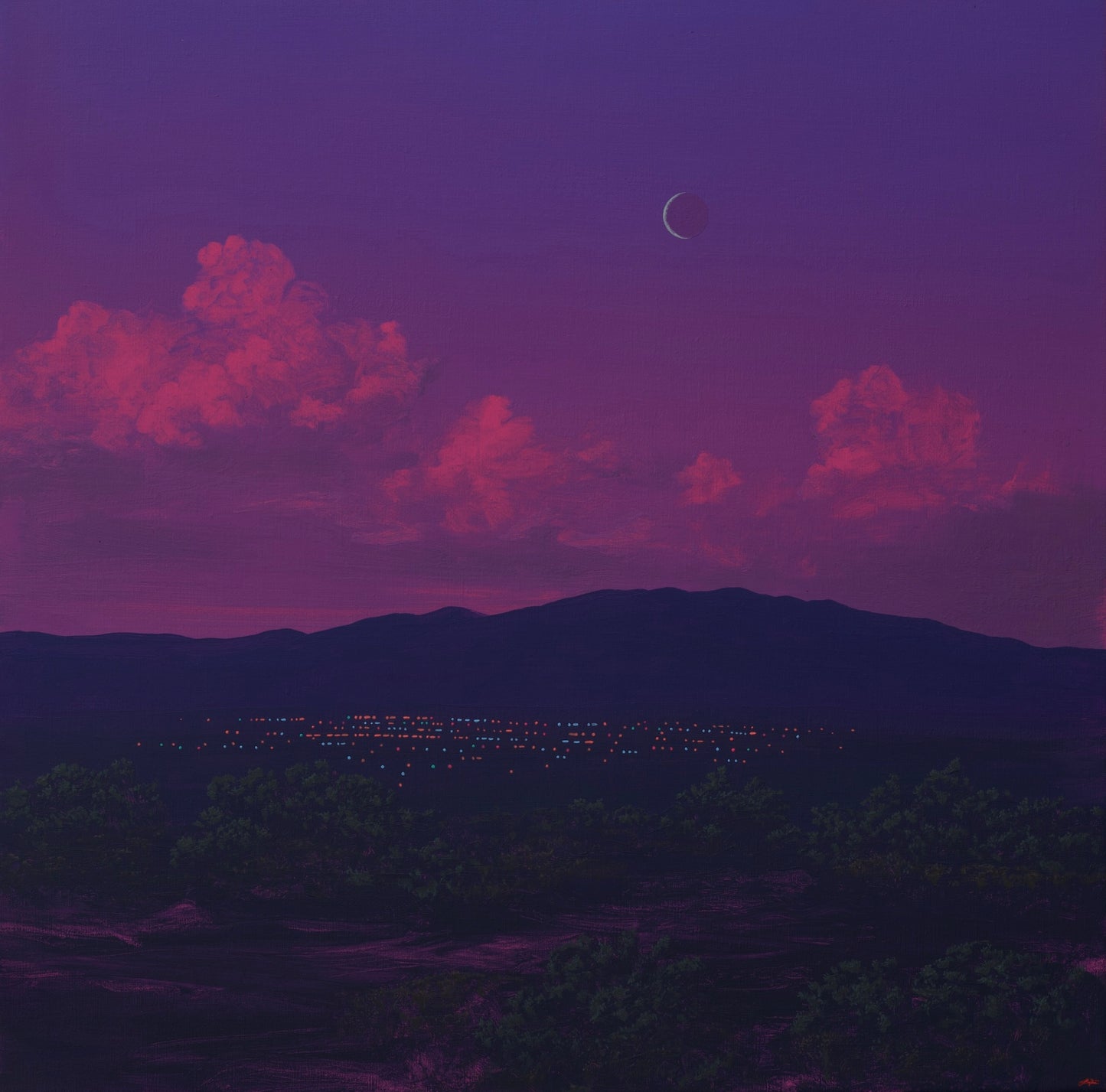 Santa Fe Nocturne Series 4, No.10 - 24" x 24"