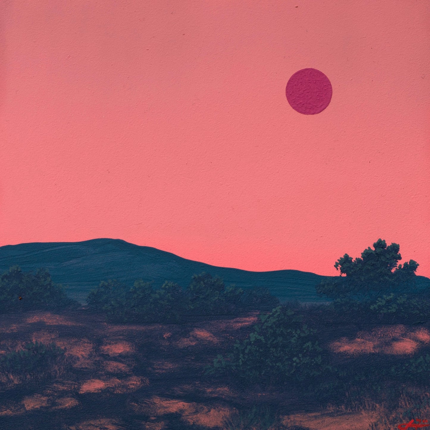 Tesuque Miniature No.2 - 6" x 6"