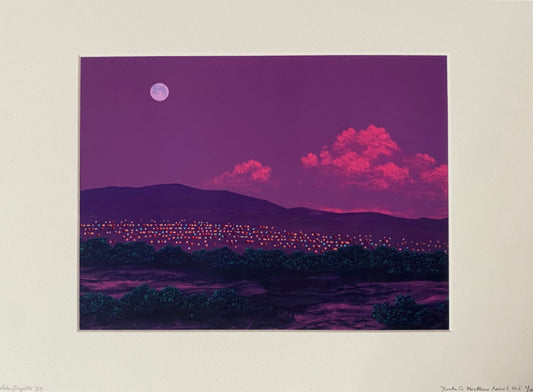 Santa Fe Nocturne Series 5, No.2 - Limited Edition 'Hold to Light' Print