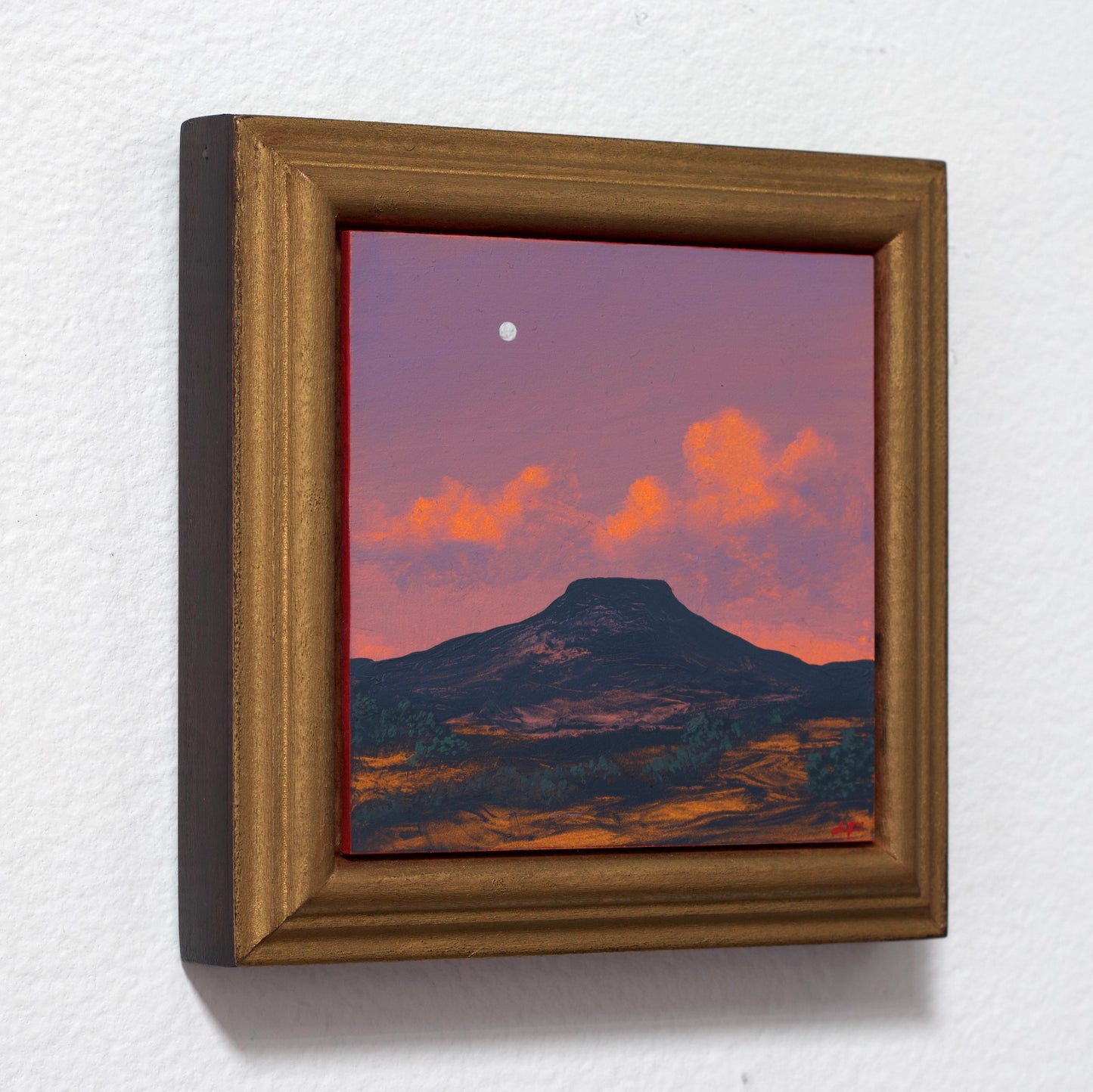 Abiquiú Miniature Series 3, No.8 - 4" x 4"