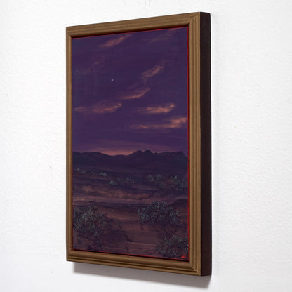 Galisteo Basin No.2 - 9" x 12"- Southwestern Painting in Handmade Frame