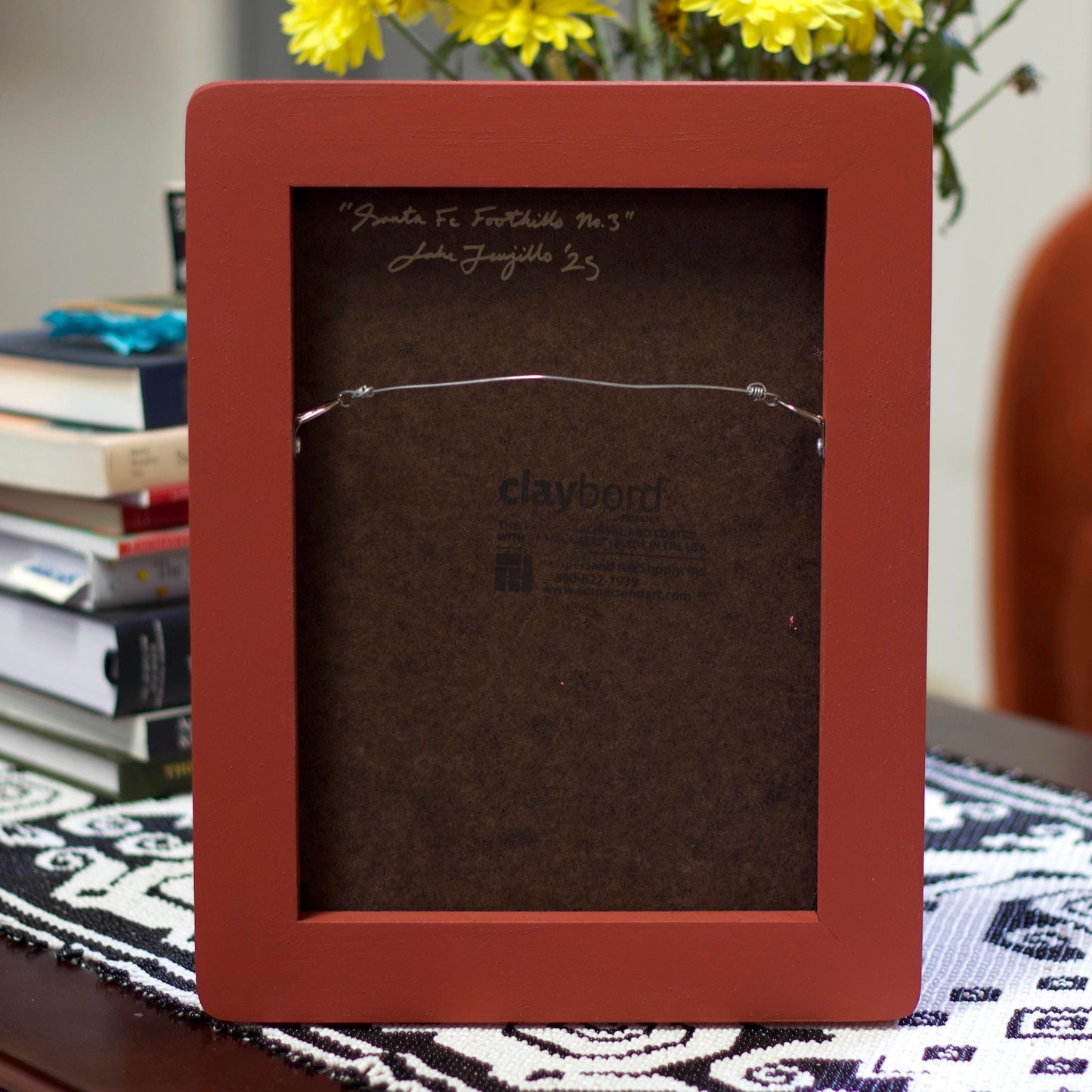 Santa Fe Foothills No.3 - 9" x 12"- Southwestern Painting in Handmade Frame