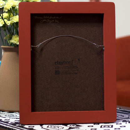 Garner State Park No.1 - 11" x 14", Original Southwestern Landscape Painting in Handmade Frame