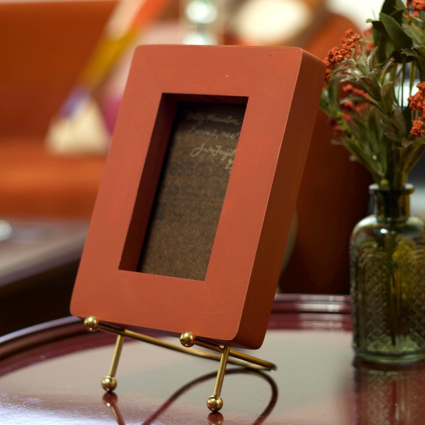 Ortiz Miniature Series 2, No.6 - 5" x 7" Southwest Landscape Painting in Handmade Frame