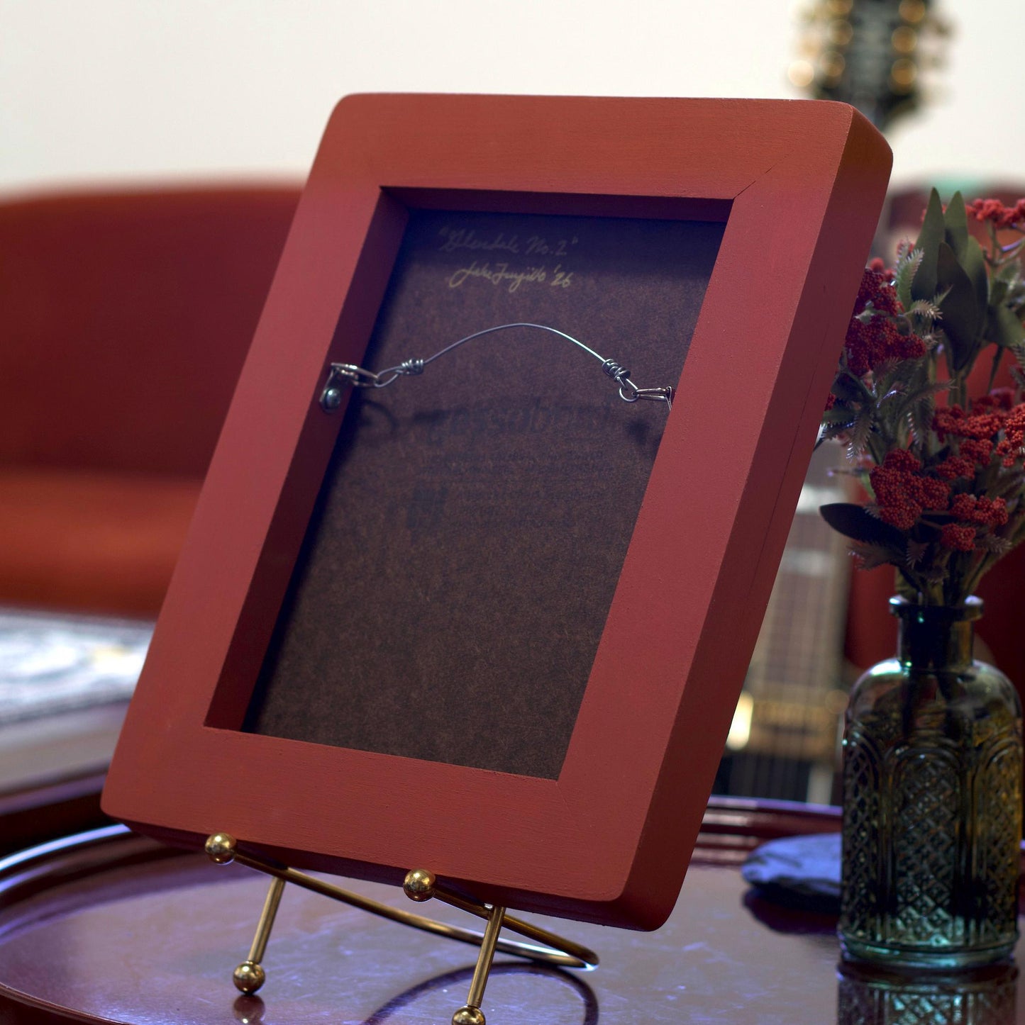 Glendale No.2 - 8" x 10", Original Southwestern Landscape Painting in Handmade Frame