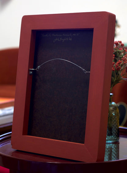 Santa Fe Nocturne Series 6, No.2 - 9" x 12", Original Southwestern Painting in Handmade Frame