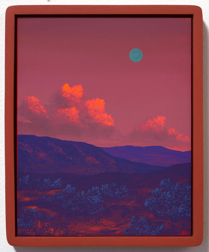 Glendale No.2 - 8" x 10", Original Southwestern Landscape Painting in Handmade Frame