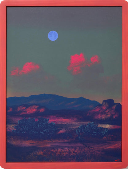 Dragoon AZ, April 2026 - 12" x 16", Original Southwestern Landscape Painting in Handmade Frame