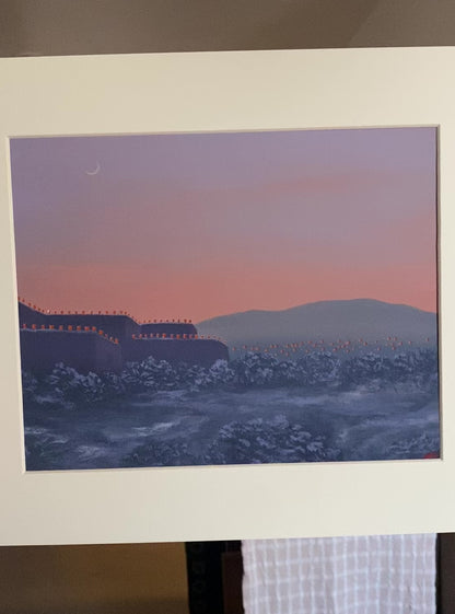 Winter in Santa Fe No.8 - Limited Edition 'Hold to Light' Print