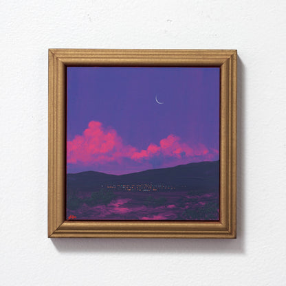 Santa Fe Nocturne Miniature No.2 - 6" x 6"