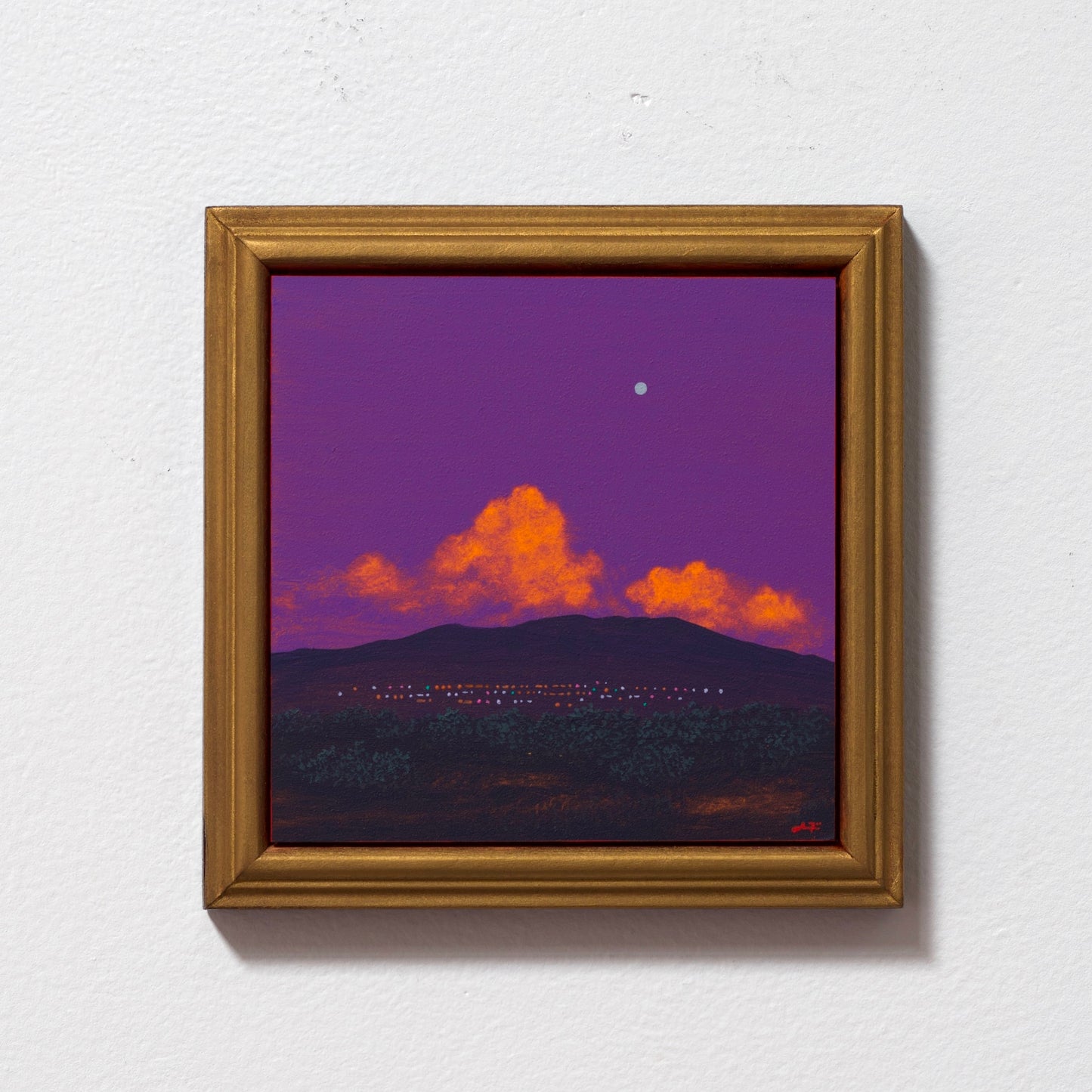 Santa Fe Nocturne Miniature No.3 - 6" x 6"