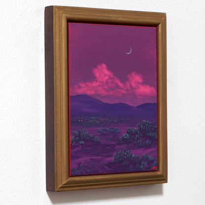 Santa Fe Nocturne Miniature No.7 - 5" x 7"