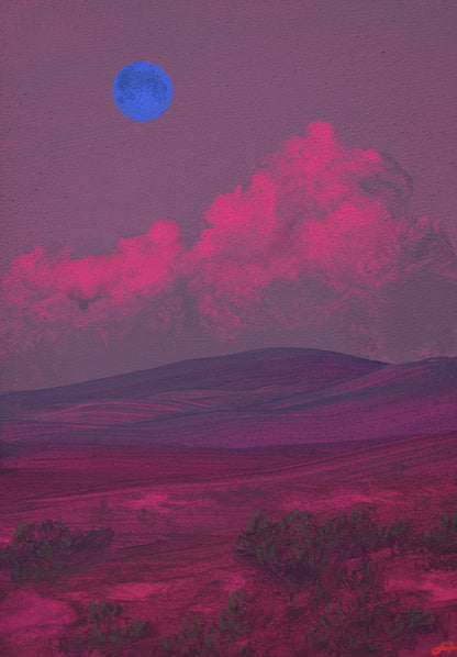 Santa Fe Foothills Miniature Series 2, No.3 - 5" x 7"