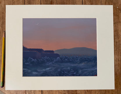 Winter in Santa Fe No.8 - Limited Edition 'Hold to Light' Print