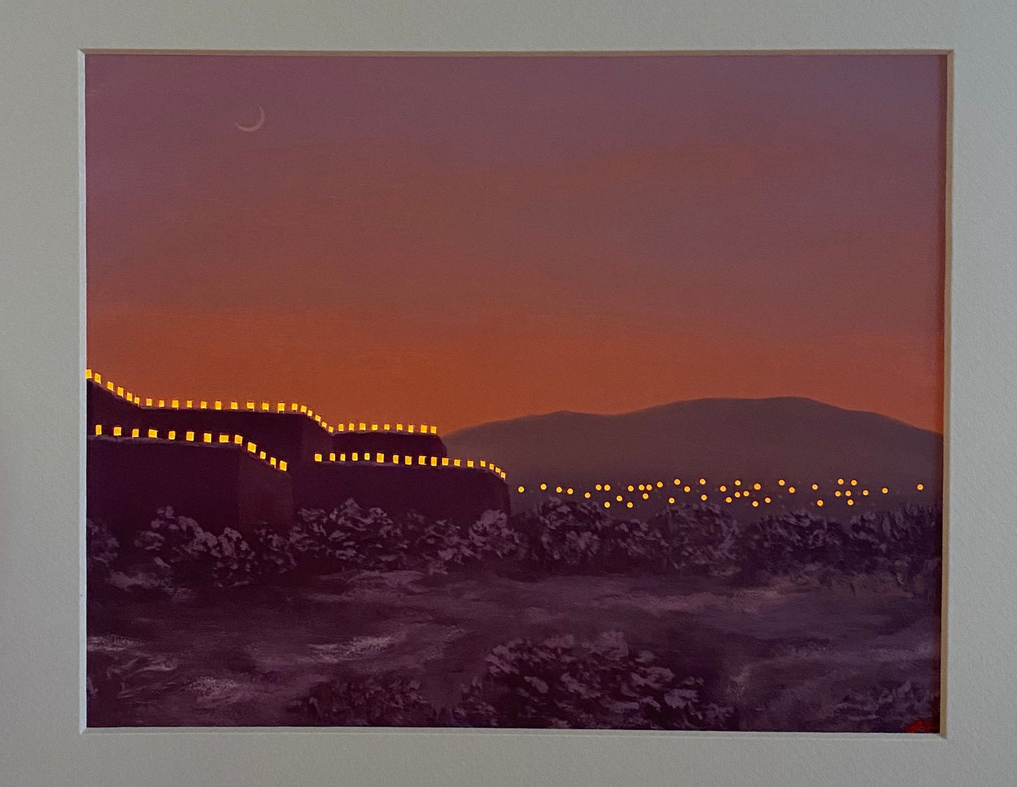 Winter in Santa Fe No.8 - Limited Edition 'Hold to Light' Print