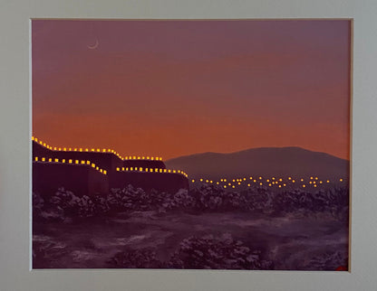 Winter in Santa Fe No.8 - Limited Edition 'Hold to Light' Print
