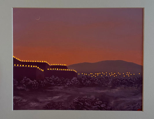 Winter in Santa Fe No.8 - Limited Edition 'Hold to Light' Print