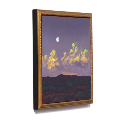 Agua Fria No.6 - Original Southwest Landscape Oil Painting - 12 x 12 inches in handmade wooden frame