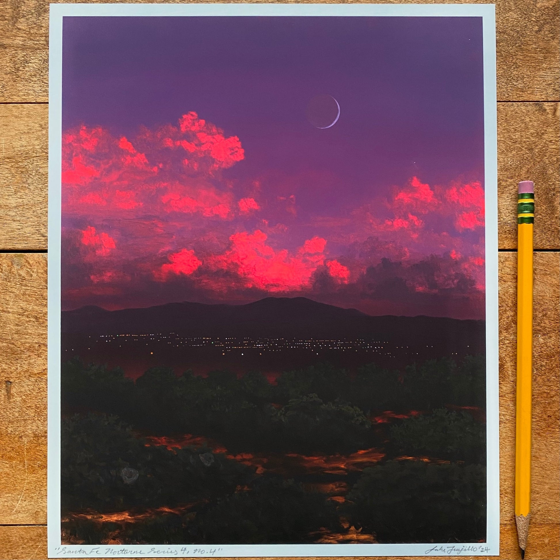 Santa Fe Nocturne Series 4, No.4 – Unframed Print