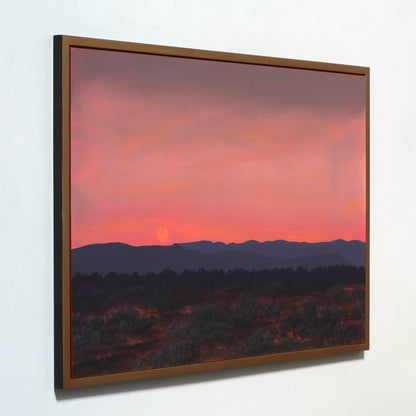 Jemez Series 7, No.1 - Original Southwest Landscape Oil Painting - 24 x 36 inches in handmade frame